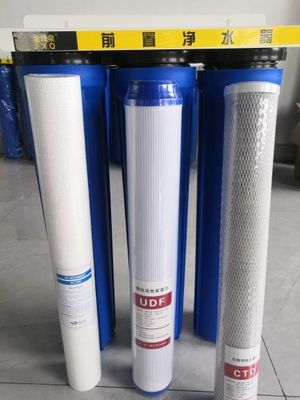 20" x 2,5" Big Blue Drie-Housing Filtratiesysteem voor Hoog Capaciteit Water Filtratie