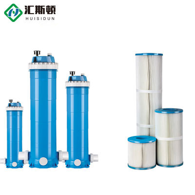PP Blauw wit 10*4,5 inch High Flow Above Ground zwembad cartridge filter systeem