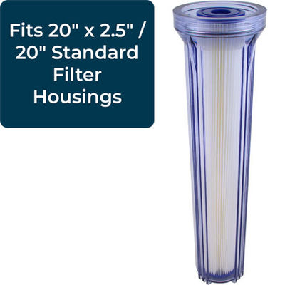 20 inch * 2,5 inch zwembadfilterpatroon met PES membraan en polyesterstof