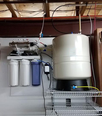 7 fasen RO Draagbare elektrische waterreiniger voor huishoudens en hotels Elektrisch aangedreven