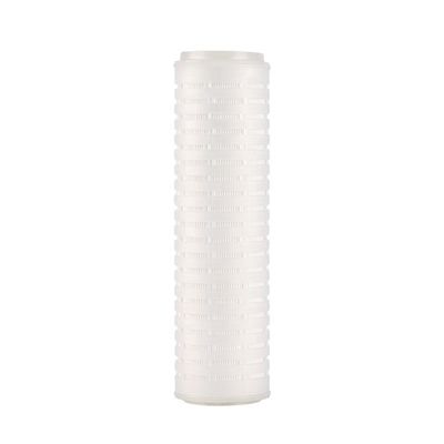 Vervangbaar 0,22 micron Absolute Membraan Steriliseerd Pleated Filter Cartridge 10 inch