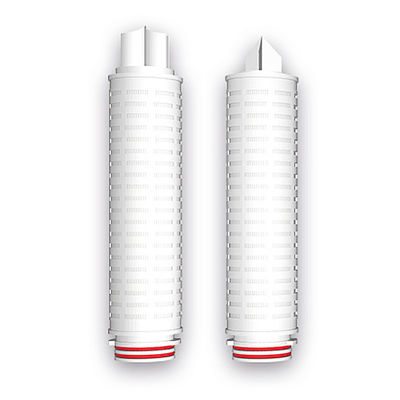 0.22 0,45 Micron PES PTFE Waterbehandeling 10 inch PP Pleated Filter Cartridge vervanging
