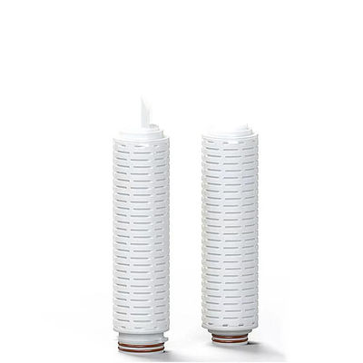 0.22 0,45 Micron PES PTFE Waterbehandeling 10 inch PP Pleated Filter Cartridge vervanging