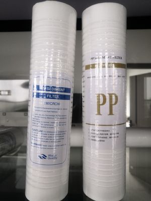 10 inch * 2,5 inch PP-sedimentfilterelement voor huishoudelijke waterzuiveringsapparatuur