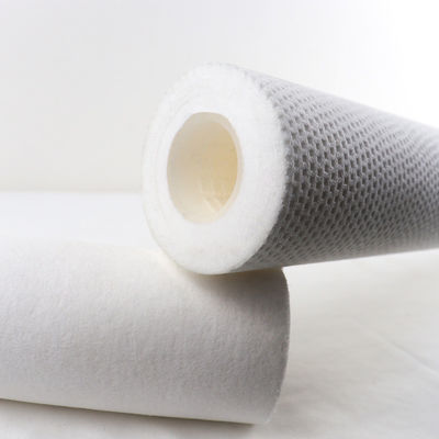 Hoge doorstroming 10 20 micron Spun Filter voor grondwaterbehandeling in productie-installaties