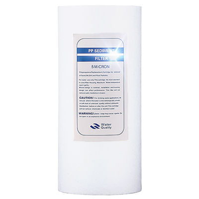 PP smelt geblazen cartridge sediment filters voor waterbehandeling 10 20 30 40 inch Spun Filter