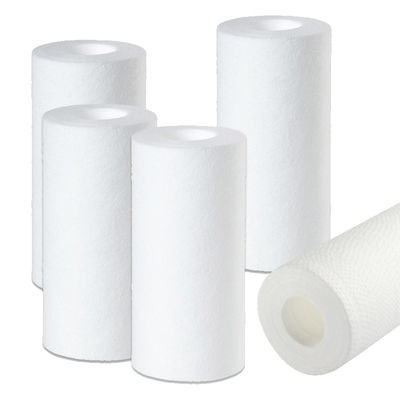 PP smelt geblazen cartridge sediment filters voor waterbehandeling 10 20 30 40 inch Spun Filter