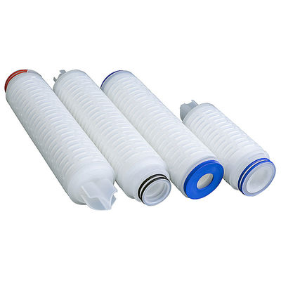 0.22 Micron hydrofobische PTFE-filtercartridge met membraan voor vloeistoffen met een sterke kausticiteit