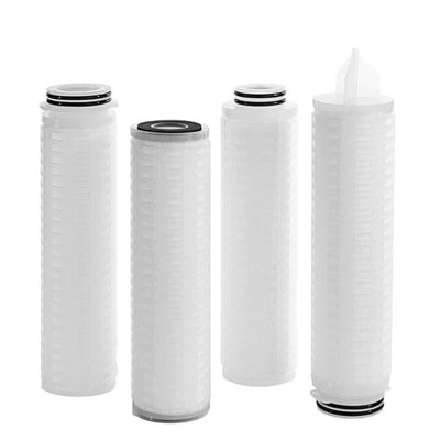 10 inch Pp Pes Ptfe Pleated Filter vervangende waterfilter cartridge voor filtratie