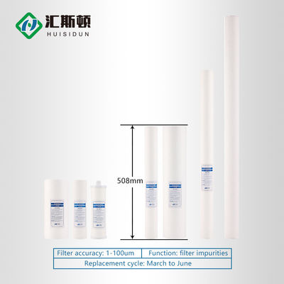 2022 Style Melt Blown PP Filter Cartridge voor OEM Capaciteit 200G 10 inch 20 inch 40 inch