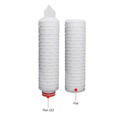 Polypropyleen PES 0,5 micron Sterilisatie Geplete Filtercartridge 10 inch voor Industrieel