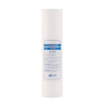 Warm Pp Polypropyleen Membraan Geplete Filterpatronen 0.2 Micron 1 Micron Voor Filtratie