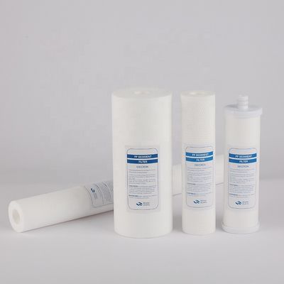 10 inch primair filter waterbehandeling smelt geblazen cartridge PP katoen voor omgekeerde osmose