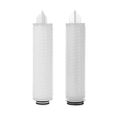 Alcoholfilter 10 inch PES Pleated Filter cartridges voor voedsel en drankfiltratie