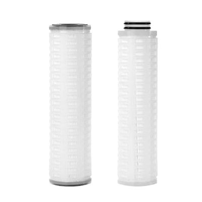 Alcoholfilter 10 inch PES Pleated Filter cartridges voor voedsel en drankfiltratie