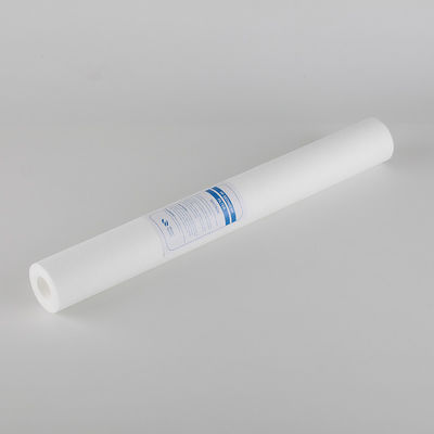 Witte Melt geblazen PP filter 5 micron 20 40 inch gesponnen water sediment filter cartridge voor RO-systemen