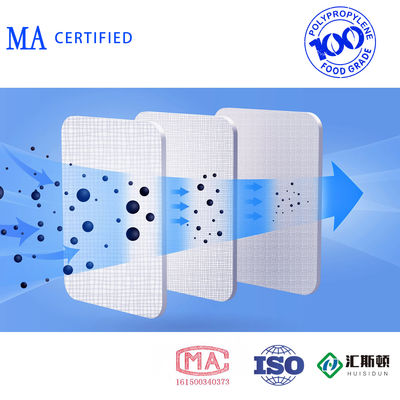 10 inch/9.88 inch 1 Micron Groove PP Melt Blown Filter Cartridge voor waterfiltratie