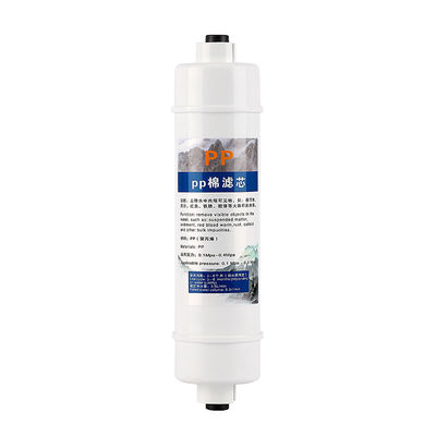 10 inch Pp filterpatroon met snelle aansluiting voor huishoudelijk waterzuiveringssysteem
