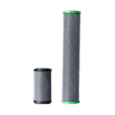 Groene 20 inch CTO-schaal remmende geactiveerde koolstoffiltercartridge voor huishoudelijke waterzuiveringsapparaten