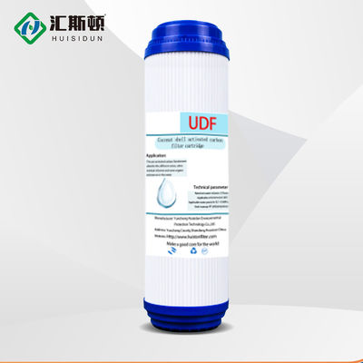 10 inch UDF geactiveerde koolstoffilter cartridge vervanging voor huishoudelijk waterfilter