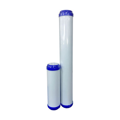 20in UDF geactiveerde koolstof waterfilter cartridge met voedselkwaliteit polypropyleen shell