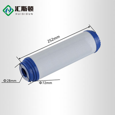 10 20 inch hoge jodiumwaarde Gewassen GAC Kokosnoten Schelp Granulair Geactiveerd Koolstof Filter Element
