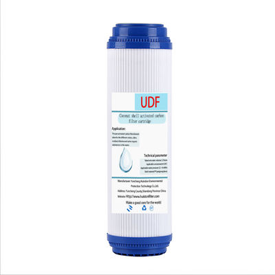 10W vermogen 10 inch Udf geactiveerde koolstof waterfilter cartridge voor waterfiltratie