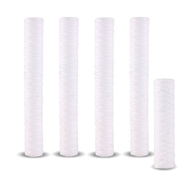 20 inch polypropyleengarnfilterelement met skelet voor zware toepassingen