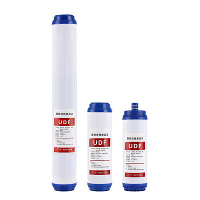10 inch 20 inch 3stage UDF Granule Activated Carbon Filter Element voor omgekeerd osmose systeem