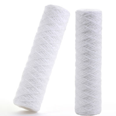 Glasvezelstreng Wond Sediment Filter Cartridge voor Micro-elektronisch Filtreren 20 inch