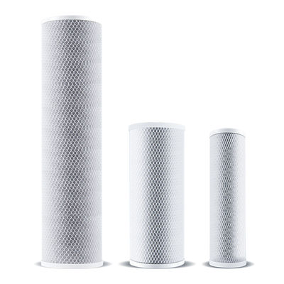 10 inch Jumbo gecomprimeerde geactiveerde koolstoffilter steenkool voor deodorant en zuivering