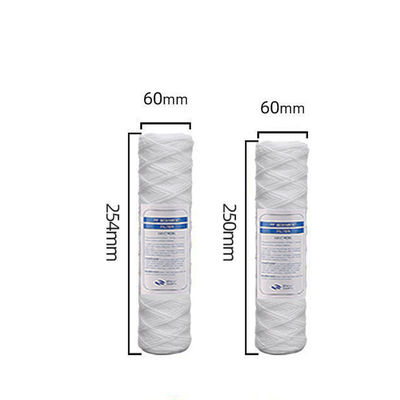 PP String Wund Filter Cartridge 10 inch 5 Micron voor chemische behandeling van eetwater