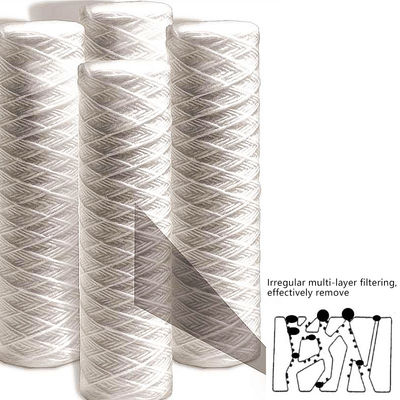 10 inch 5 Micron PP String Wound Filter Cartridge voor voorfiltratie van drinkwater