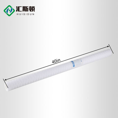 10 20 30 40 inch 1 5 Micron String Wound Polypropyleen Filtercartridge voor drukkerijen