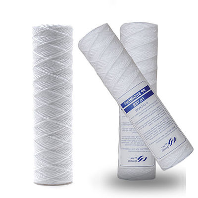 20 inch 3 Micron String Wund Filter Cartridge voor voorbehandeling van water in de voedingsmiddelenindustrie