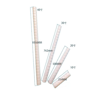 Draadwondfiltercartridge voor chemische waterbehandeling roestfiltratie lengte 30 inch