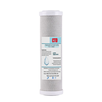 Geactiveerde koolstof CTO filter cartridge papier voor het produceren van zoet water 10 inch 20 inch Grootte