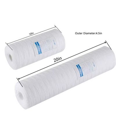 Standaard 20 inch PP String Wound Yarn Filter voor industriële filtratie-toepassingen