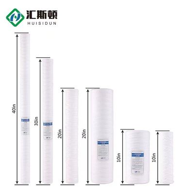 Standaard 20 inch PP String Wound Yarn Filter voor industriële filtratie-toepassingen