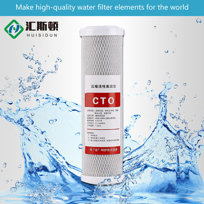 Zwem zwembad geactiveerde koolstof CTO filter cartridge met waterdruk 0,1-0,4 MPA