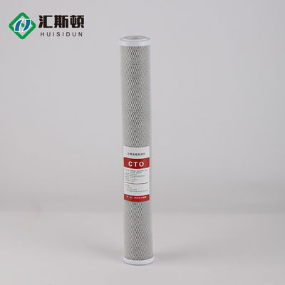 Gemakkelijk te bedienen 20 inch CTO Carbon Block Filter Cartridge voor vloeibare waterfiltratie