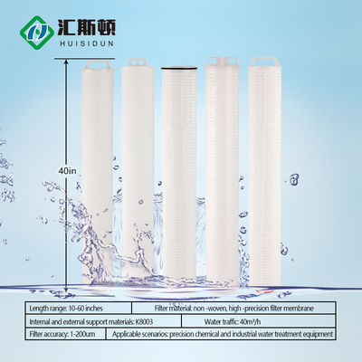 Filterelement met hoogstroom polypropyleen met pleister voor industriële waterfiltratiesystemen