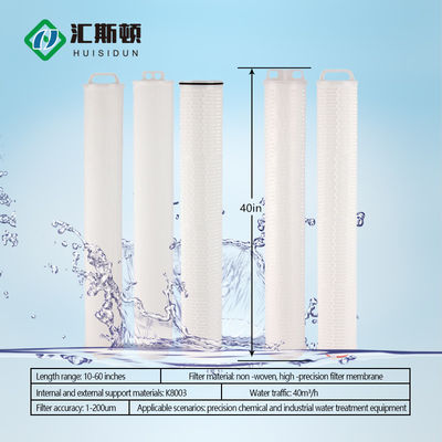 40 inch 5 Micron PHF Series Geplete Waterfilter Reiniger met Polypropyleen Membraan