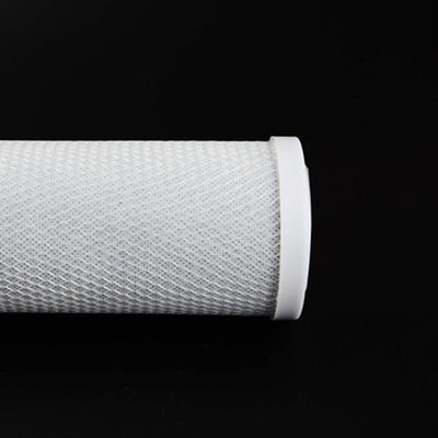 10 inch Cto gecomprimeerde geactiveerde koolstofstaaf zuiver water machine voorfilter cartridge