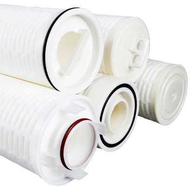 Voedsel en drank 20 inch 40 inch High Flow Pleated Filter Cartridge voor de behandeling van afvalwater met uitzondering van roest