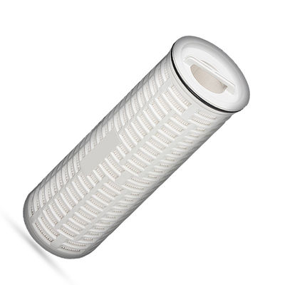Voedsel en drank 20 inch 40 inch High Flow Pleated Filter Cartridge voor de behandeling van afvalwater met uitzondering van roest