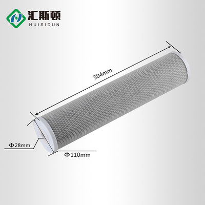 Hoogstroomwaterzuivering met Huiston 20 inch 4,5 actiefkoolfilterelement