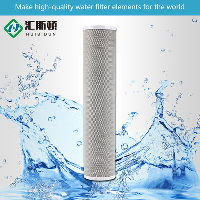 Hoogstroomwaterzuivering met Huiston 20 inch 4,5 actiefkoolfilterelement