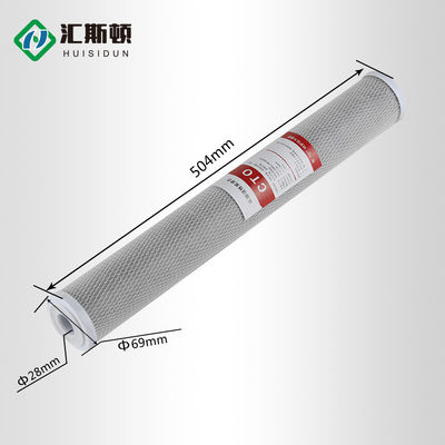 Tweede fase Filtratie Whiston 20 inch actieve koolstof cartridge voor waterbehandeling