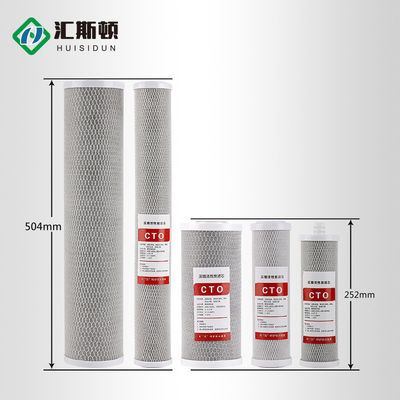Natural Coconut Shell Cto Filter L 10in*4.5 voor verontreinigingsvrije waterzuivering